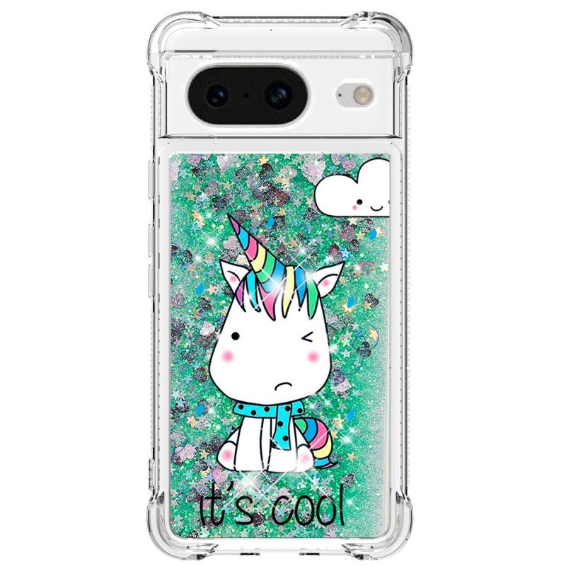 Cover Google Pixel 8 Unicorn Glitter