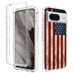 Cover Til Google Pixel 8 Forstærket Amerikansk Flag