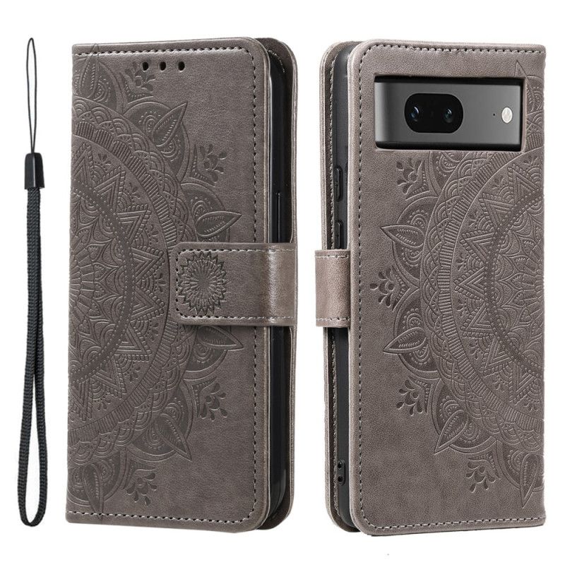 Flip Cover Google Pixel 8 Mandala Med Rem