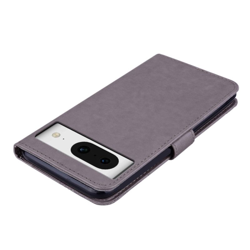 Flip Cover Google Pixel 8 Ugle Mandala Og Snor