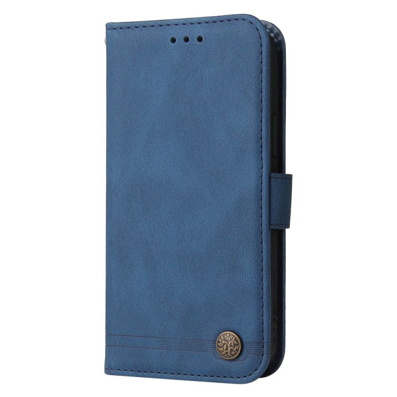 Læder Cover Google Pixel 8 Telefon Etui Nitte Og Rem