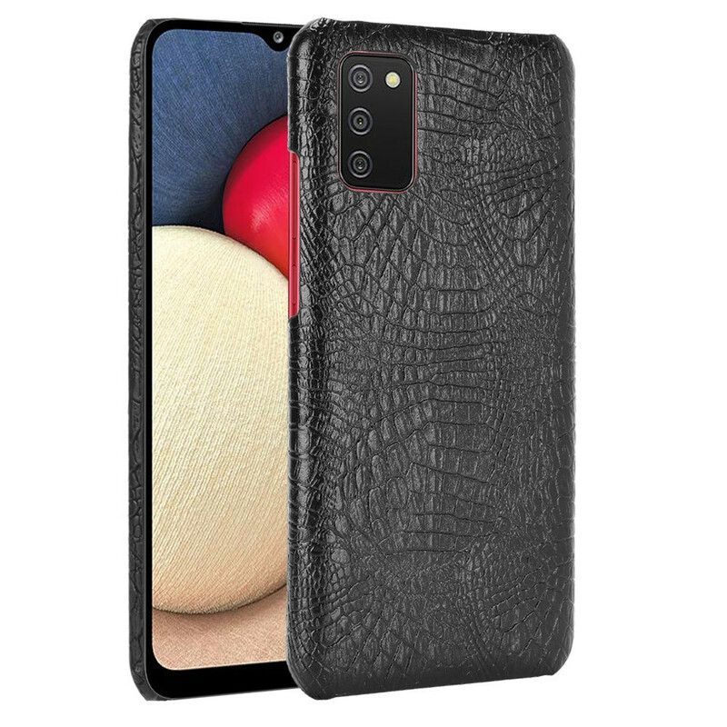 Cover Samsung Galaxy A02s Krokodillehudeffekt