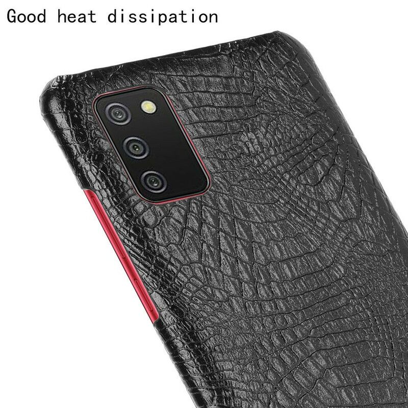 Cover Samsung Galaxy A02s Krokodillehudeffekt