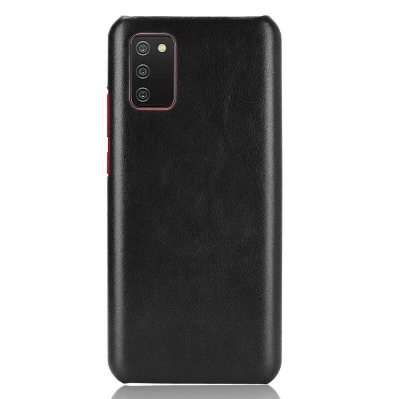 Cover Samsung Galaxy A02s Lichi-lædereffekt