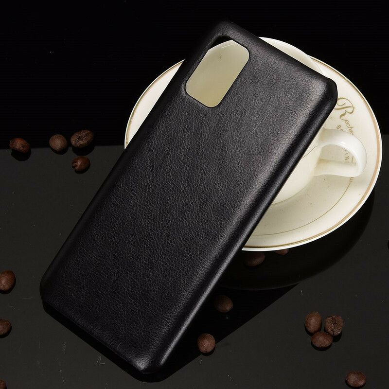 Cover Samsung Galaxy A02s Lichi-lædereffekt