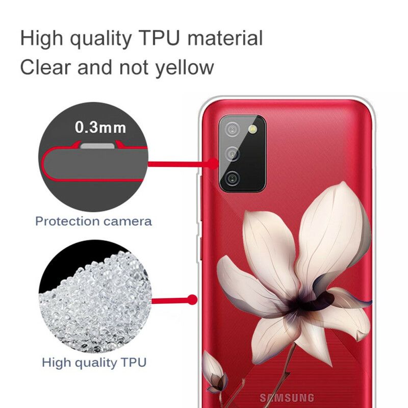 Cover Samsung Galaxy A02s Premium Blomster