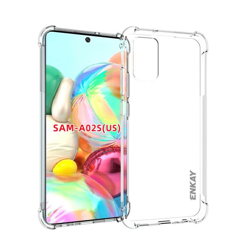 Cover Samsung Galaxy A02s Transparent Enkay