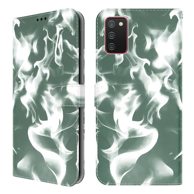 Flip Cover Samsung Galaxy A02s Abstrakt Mønster