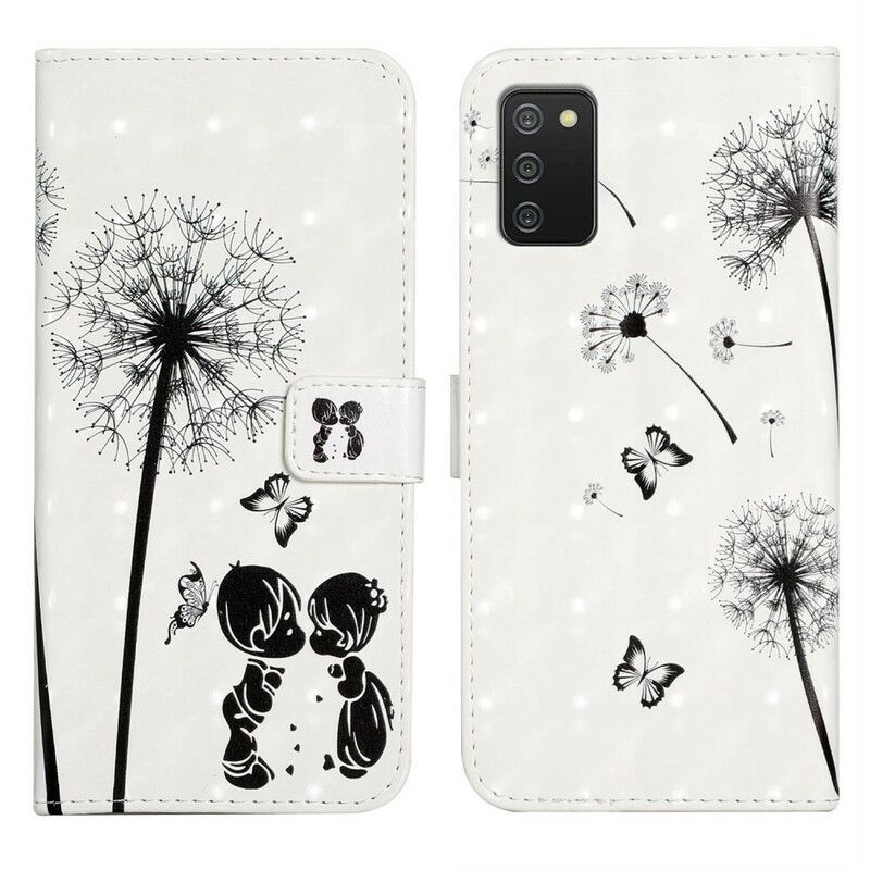 Flip Cover Samsung Galaxy A02s Baby Love Mælkebøtte