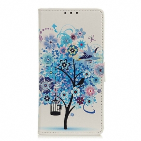 Flip Cover Samsung Galaxy A02s Blomstrende Træ