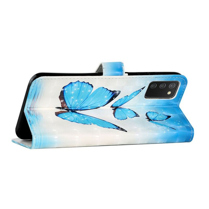 Flip Cover Samsung Galaxy A02s Flyvende Sommerfugle