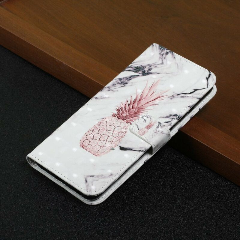 Flip Cover Samsung Galaxy A02s Lys Ananas