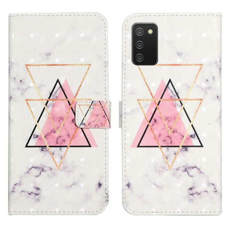 Flip Cover Samsung Galaxy A02s Paillettertrekant