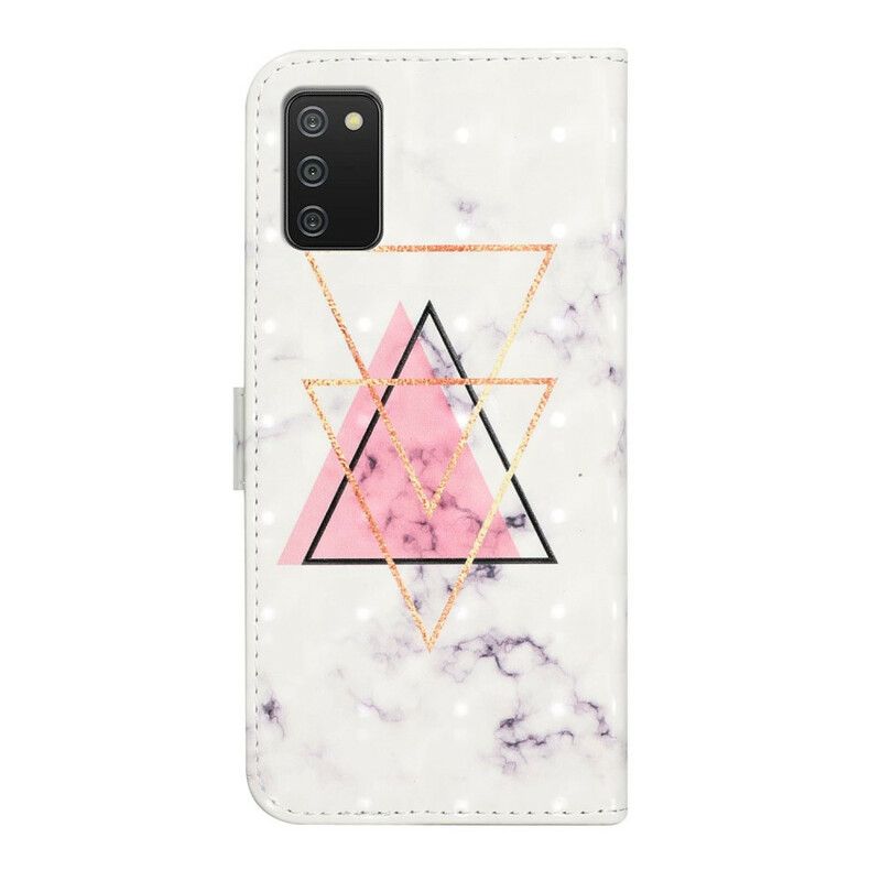 Flip Cover Samsung Galaxy A02s Paillettertrekant