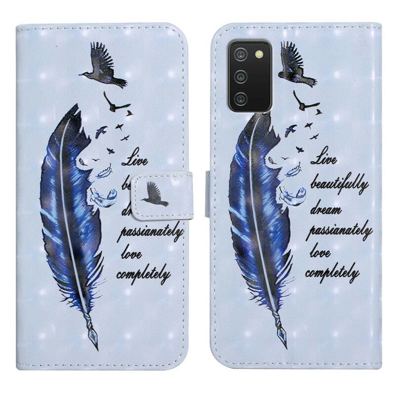 Flip Cover Samsung Galaxy A02s Plume Før Du Flyver