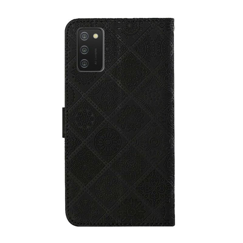 Flip Cover Samsung Galaxy A02s Tapestry Mønster