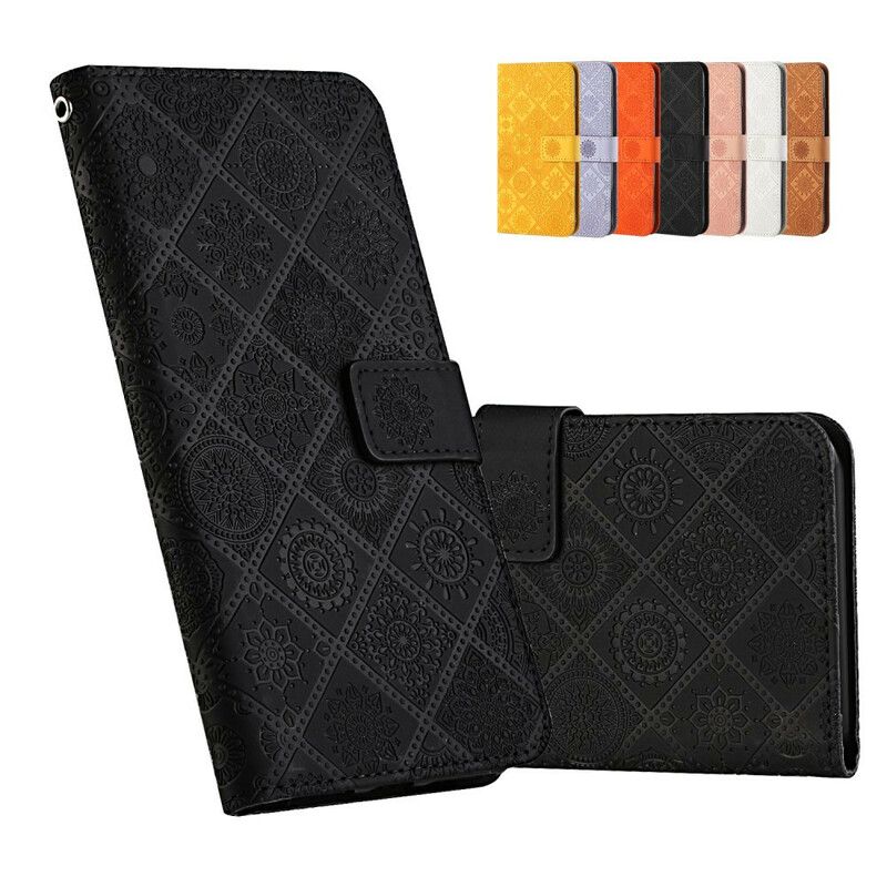 Flip Cover Samsung Galaxy A02s Tapestry Mønster