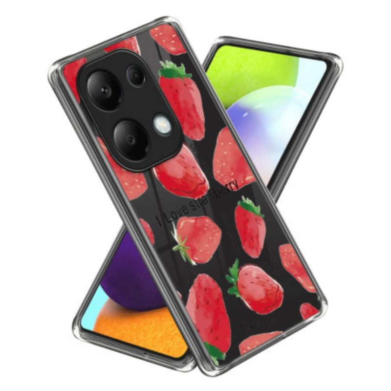 Cover Til Xiaomi Redmi Note 13 Pro 4g Jordbær