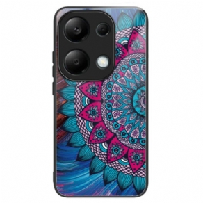 Cover Til Xiaomi Redmi Note 13 Pro 4g Mandala Hærdet Glas