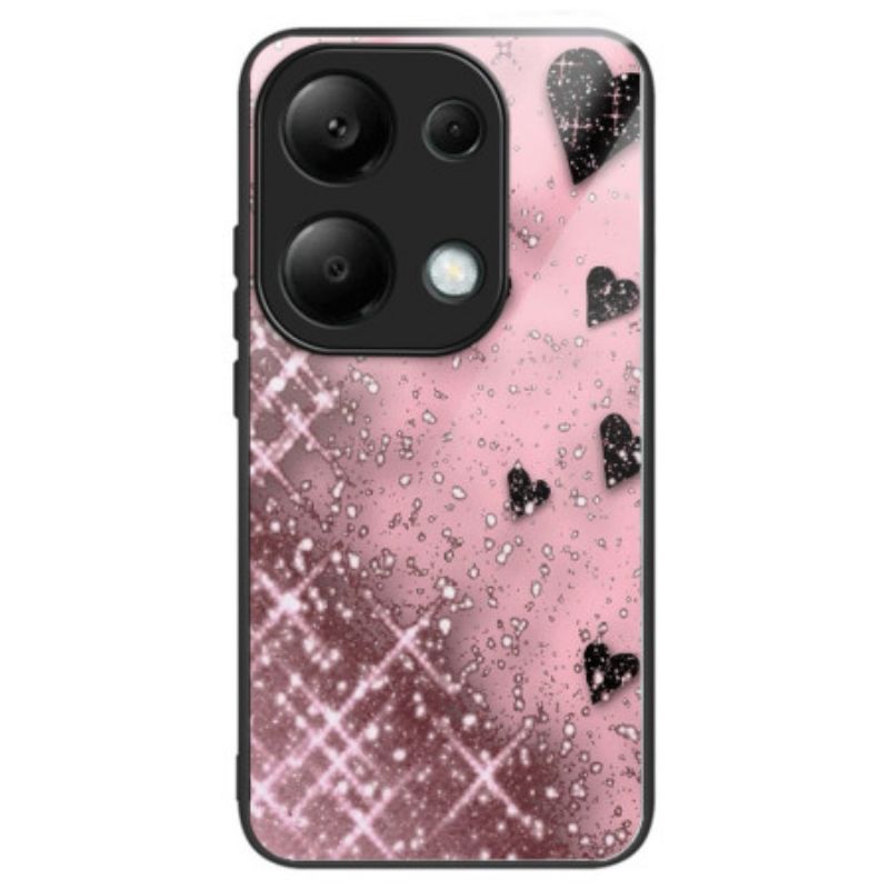 Cover Til Xiaomi Redmi Note 13 Pro 4g Pink Love Hærdet Glas