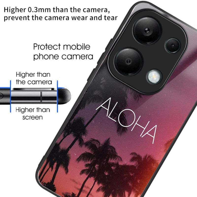 Cover Xiaomi Redmi Note 13 Pro 4g Aloha Hærdet Glas