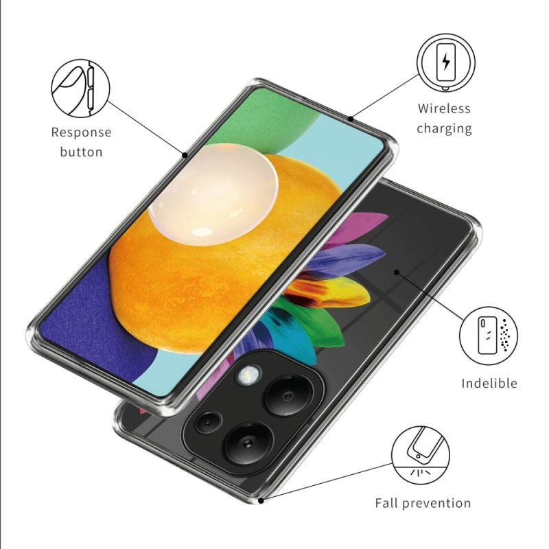 Cover Xiaomi Redmi Note 13 Pro 4g Farverig Blomst