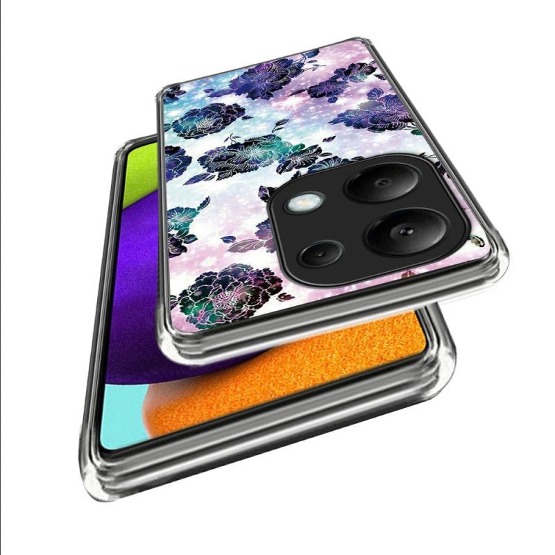 Cover Xiaomi Redmi Note 13 Pro 4g Lilla Blomster