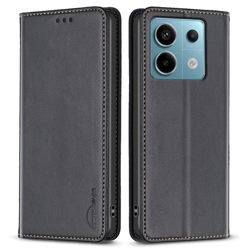 Flip Cover Til Xiaomi Redmi Note 13 Pro 4g Klassisk Binfen Farve