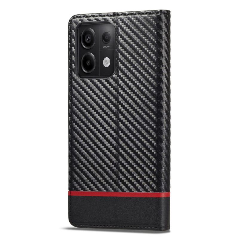 Flip Cover Til Xiaomi Redmi Note 13 Pro 4g Kulfiber Lc.imeeke