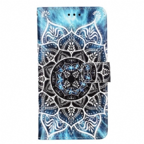 Flip Cover Xiaomi Redmi Note 13 Pro 4g Blomstermandala Med Rem