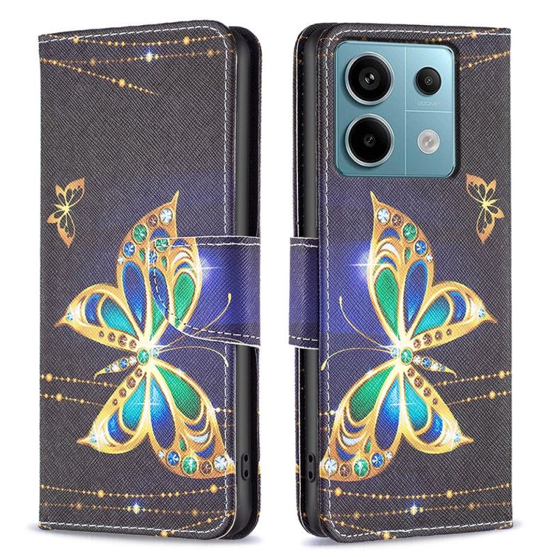 Flip Cover Xiaomi Redmi Note 13 Pro 4g Sommerfuglesmykker