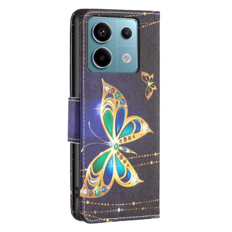 Flip Cover Xiaomi Redmi Note 13 Pro 4g Sommerfuglesmykker