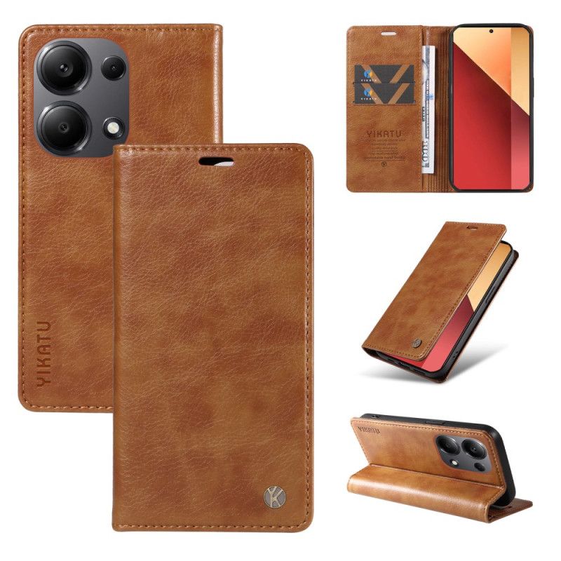 Flip Cover Xiaomi Redmi Note 13 Pro 4g Vintage Yikatu