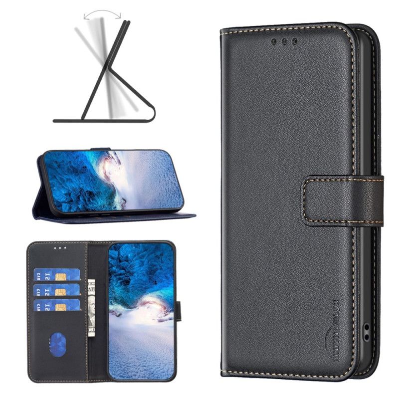 Læder Cover Xiaomi Redmi Note 13 Pro 4g Telefon Etui Binfen Farve