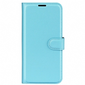 Læder Cover Xiaomi Redmi Note 13 Pro 4g Telefon Etui Klassisk Litchi Imiteret Læder