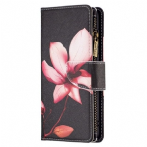 Læder Cover Xiaomi Redmi Note 13 Pro 4g Telefon Etui Lotus Strap Wallet