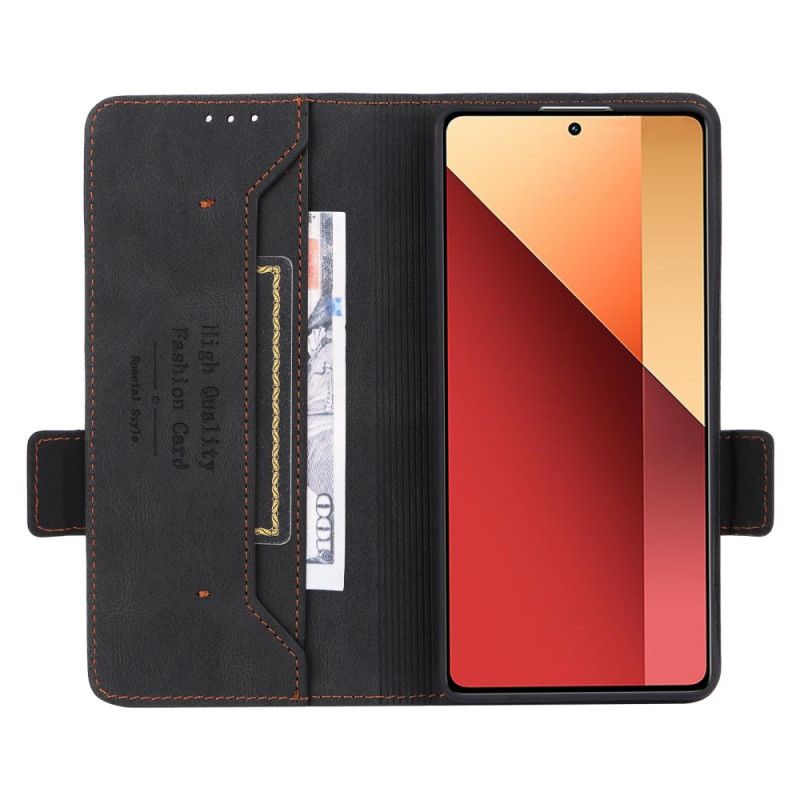 Læder Cover Xiaomi Redmi Note 13 Pro 4g Telefon Etui Retro Design