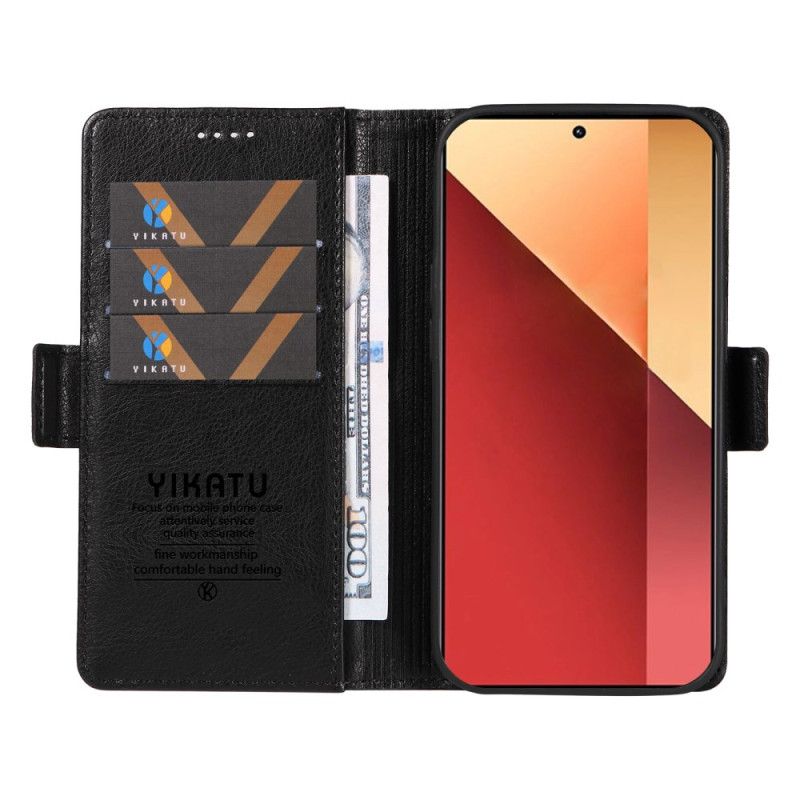 Læder Cover Xiaomi Redmi Note 13 Pro 4g Telefon Etui Yikatu