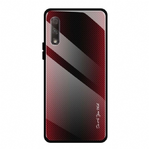 Cover Huawei P Smart Pro / Honor 9X Pro Carbon Hærdet Glas