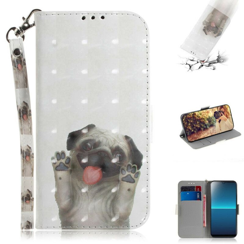 Flip Cover Sony Xperia L4 Med Snor Elsk Min Hundestrop