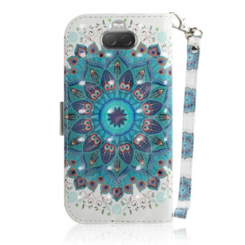 Flip Cover Sony Xperia 10 Med Snor Masterful Strappy Mandala