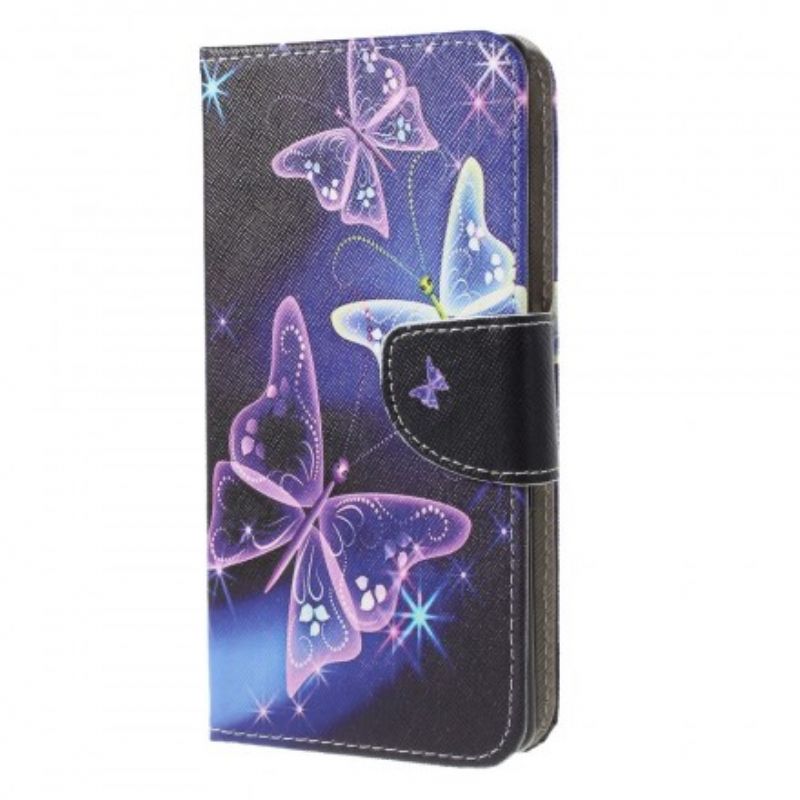 Flip Cover Sony Xperia 10 Sommerfugle