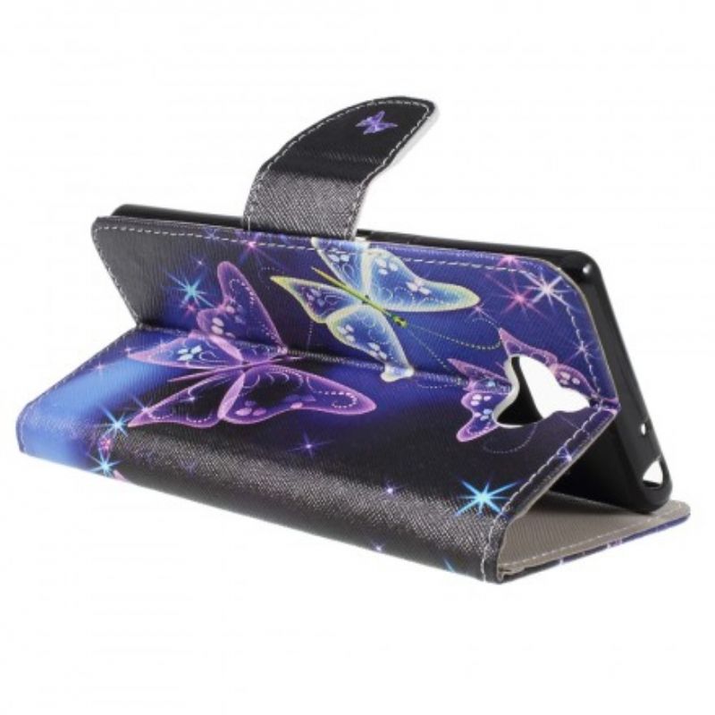 Flip Cover Sony Xperia 10 Sommerfugle