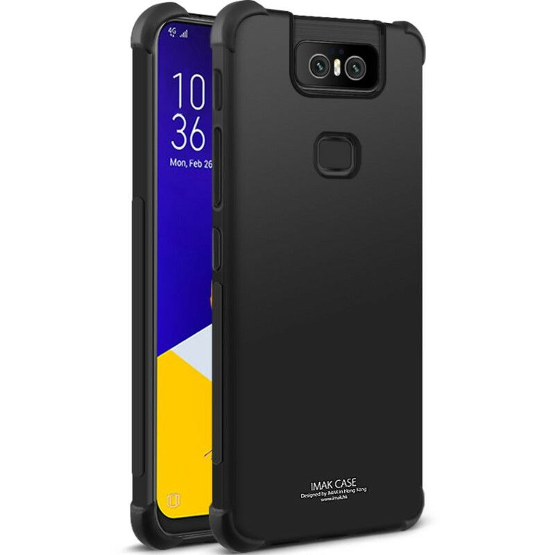 Cover Asus ZenFone 6 Fleksibel Silikone Med Film Til Imak-skærm