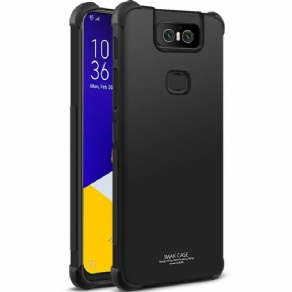 Cover Asus ZenFone 6 Fleksibel Silikone Med Film Til Imak-skærm