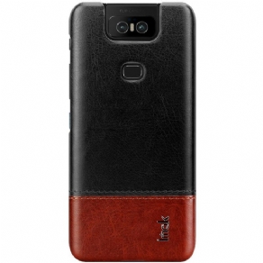 Mobilcover Asus ZenFone 6 Imak Ruiyi Series Lædereffekt