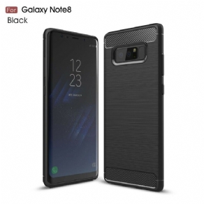 Cover Samsung Galaxy Note 8 Børstet Kulfiber