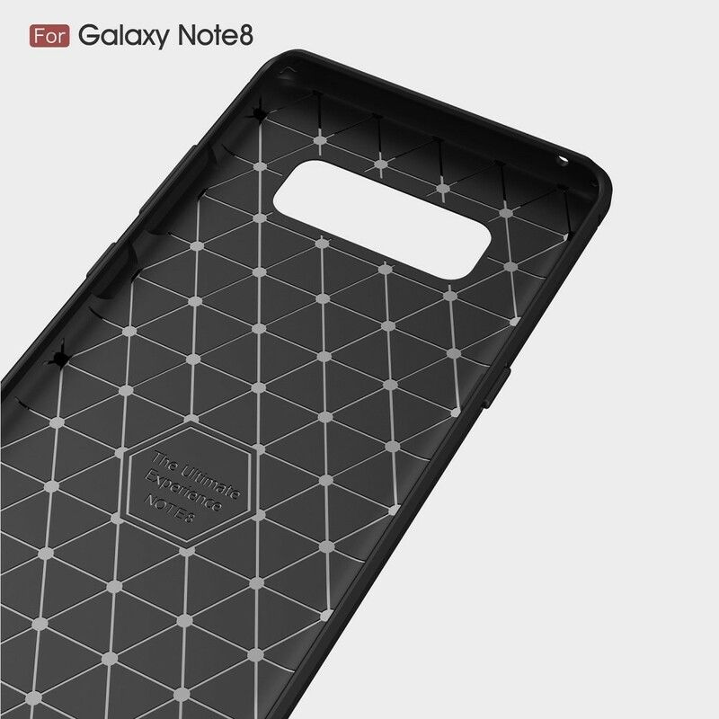 Cover Samsung Galaxy Note 8 Børstet Kulfiber