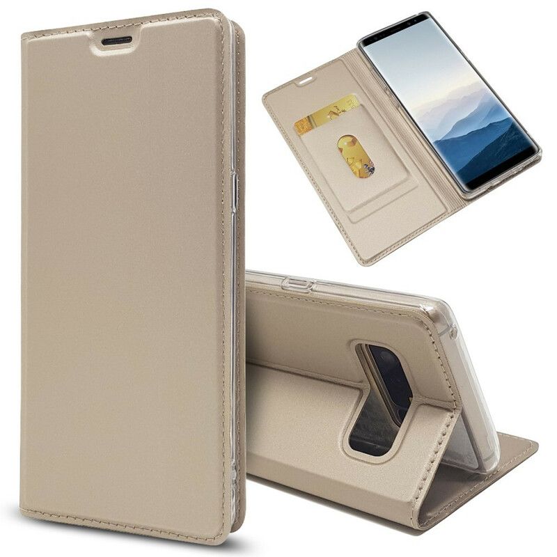 Cover Samsung Galaxy Note 8 Flip Cover Premium Lædereffekt