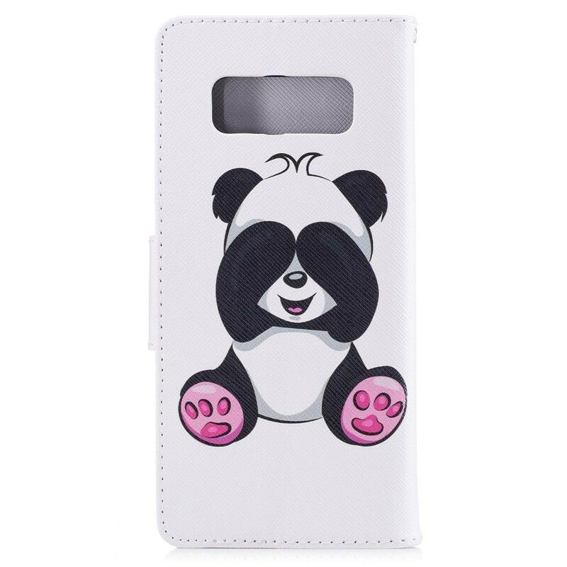 Flip Cover Samsung Galaxy Note 8 Panda Sjov